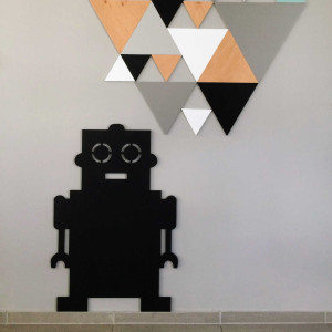 Tablica magnetyczno - kredowa Robot