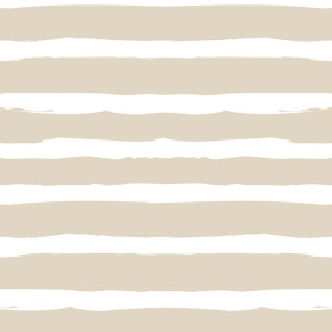 Tapeta do pokoju dziecka Irregular Stripes Beige White