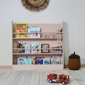 Drewniany regał biblioteczka dla dzieci
