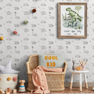 Tapeta do pokoju dziecka Dinozaury W31