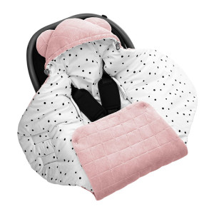 Otulacz /Kocyk do fotelika samochodowego Royal Baby Pink