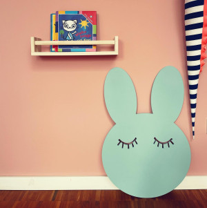 Tablica magnetyczna - kredowa Króliczek