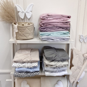 Bawełniane prześcieradło na gumce - kolory