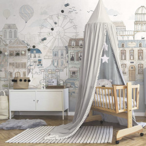 Tapeta Malumi LE PETIT PARIS - Beige - W Kamienice