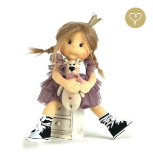 Szmaciana lalka dla dzieci Cindy Lou - Lullu Dolls