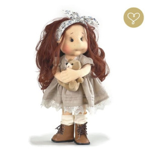 Szmaciana lalka dla dzieci Dezi - Lullu Dolls