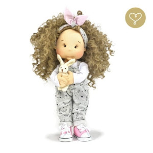 Szmaciana lalka dla dzieci Nina - Lullu Dolls