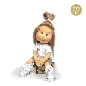 Szmaciana lalka dla dzieci Coco - Lullu Dolls