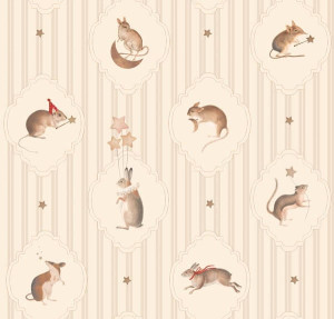 Tapeta do pokoju dziecka Magic mice