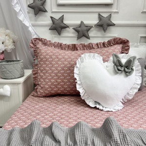 Pościel dla dzieci z falbanką Kwiaty Dmuchawców