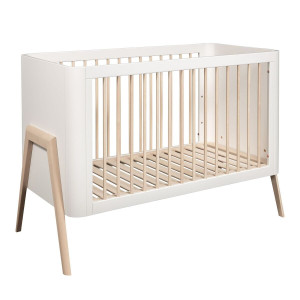 Drewniane łóżeczko dla dzieci Torsten 120x60 Biało/Naturalne