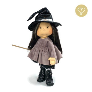 Szmaciana lalka dla dzieci Czarownica Hexa - Lullu Dolls