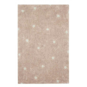 Dywan Bawełniany Do Prania Mini Dot Rose 100x150