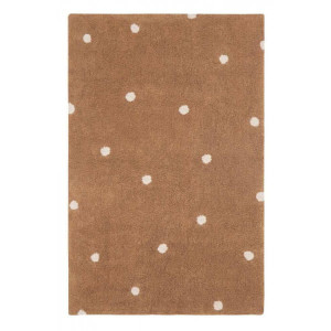 Dywan Bawełniany Do Prania Mini Dot Chestnut 100x150