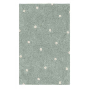 Dywan Bawełniany Do Prania Mini Dot Sage 100x150