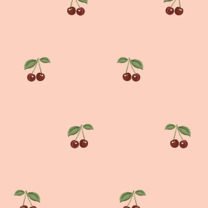 Tapeta do pokoju dla dziecka Little Cherries
