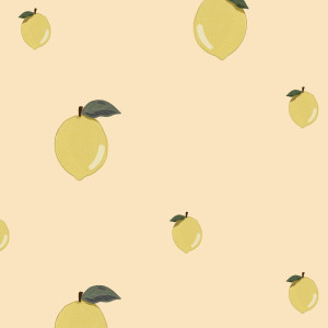 Tapeta do pokoju dla dziecka Little Lemons Salmon