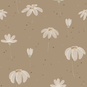 Tapeta do pokoju dla dziecka Fairytale Beige Meadow