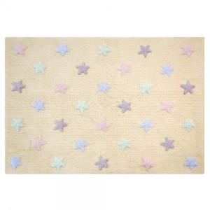 Dywan Bawełniany Tricolor Star Vanilla 120x160 Cm Lorena Canals