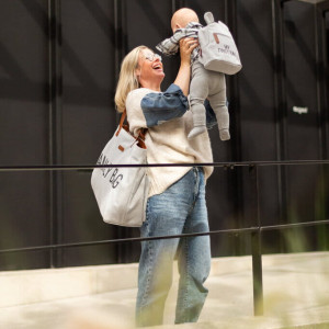 Childhome Plecak dziecięcy My First bag Kanwas Szary