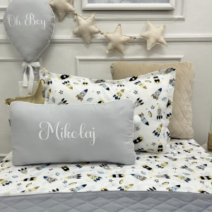 Pościel dla dzieci z rantem Kosmos