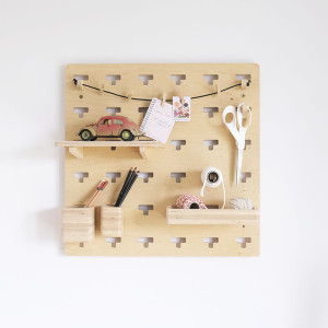 Wielofunkcyjny organizer ścienny Pegboard zestaw (50 × 50)