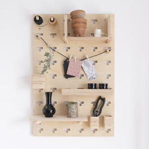 Wielofunkcyjny organizer ścienny Pegboard zestaw (50 × 75)