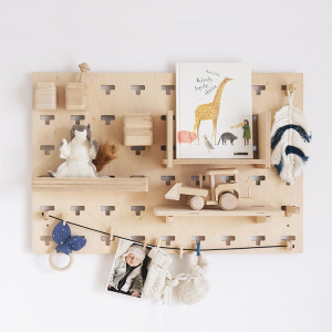 Wielofunkcyjny organizer ścienny Pegboard zestaw (75 × 50)