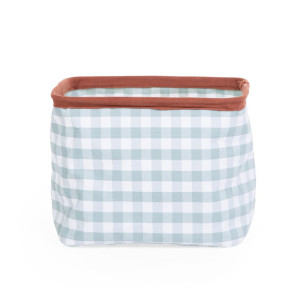 Pojemnik na zabawki 20 x 20 x 25 cm Vichy Sage Green, Childhome