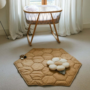 Sensoryczna Mata do zabawy dla dzieci Honeycomb 100 x 100 cm, Planet Bee, Lorena Canals