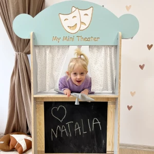 My Mini Theater - teatrzyk, stragan i półka na książki 3w1