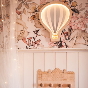 Drewniana lampka Led dla dzieci Balon