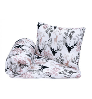 Bambusowa pościel z wypełnieniem 100x135 cm Jelonki Jasne