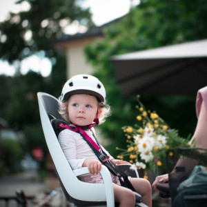 Hamax - Fotelik rowerowy Caress montowany na ramie - Green/black