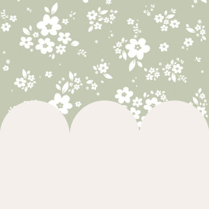 Tapeta do pokoju dla dziecka Lace Meadow Brown and Green