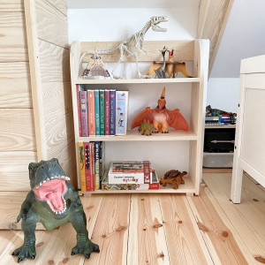 Drewniany regał Montessori Biblioteczka dla dzieci