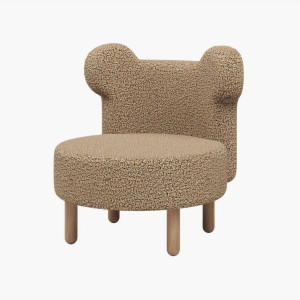 Tapicerowany fotelik dla dzieci Teddy Sand
