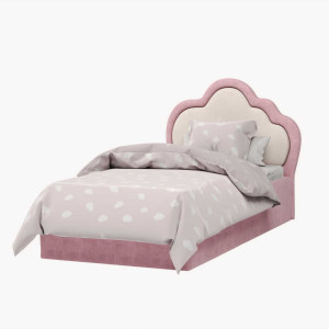 Tapicerowane łóżko dla dzieci Cloud - rozmiary