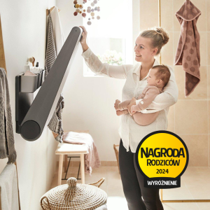 LEANDER WALLY™ - Przewijak montowany na ścianie, DUSTY GREY
