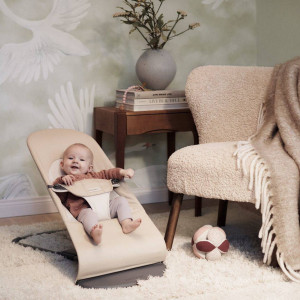BABYBJORN - leżaczek BALANCE SOFT WOVEN - Khaki / Beżowy