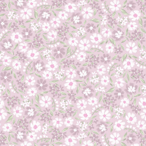 Tapeta do pokoju dziecka Stokrotki Różowa