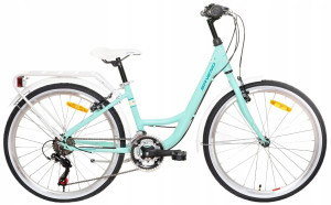 Rower 24 SAVENO STARLET 18SPD Miętowy