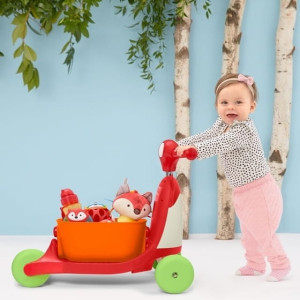 Skip Hop Hulajnoga, Jeździk i Pchacz dla Dziecka 3w1 Lis ZOO