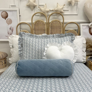 Pościel bawełniana dla dzieci z falbanką Liście Trawy