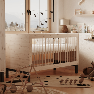 Łóżeczko-tapczanik rosnące z dzieckiem 140x70 cm Country