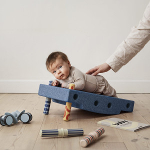Kreatywne klocki rozwijające motorykę dużą - MODU - Baby activity set - Deep Blue / Sky Blue