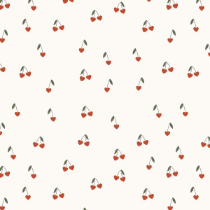 Tapeta do pokoju dziecka Wisienki Vintage