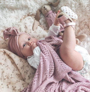 Kocyk Bambusowy Ultra Soft Baby Pink