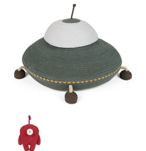 Kosz dekoracyjny UFO, "Mom, I want to be an astronaut" Lorena Canals