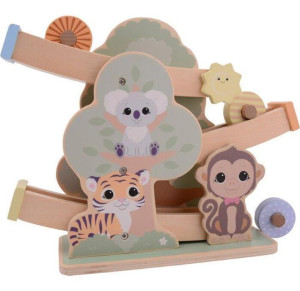 Drewniana rampa The Wildies Family drzewo i 3 koła